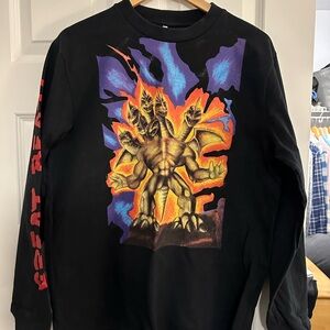 Acne Studios Black 'Great Beast' Long Sleeve Tee